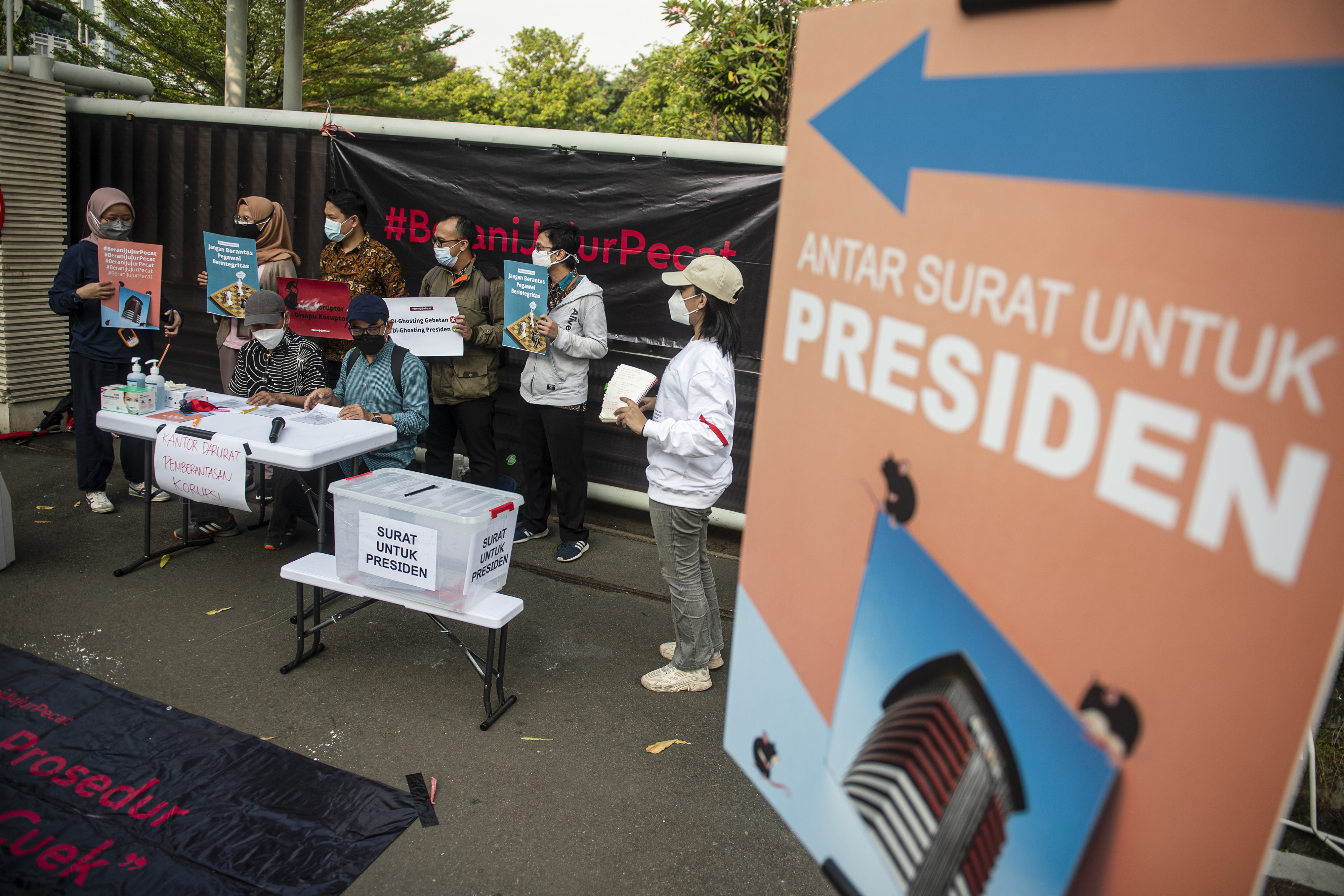 Aksi Anti Korupsi di Jakarta