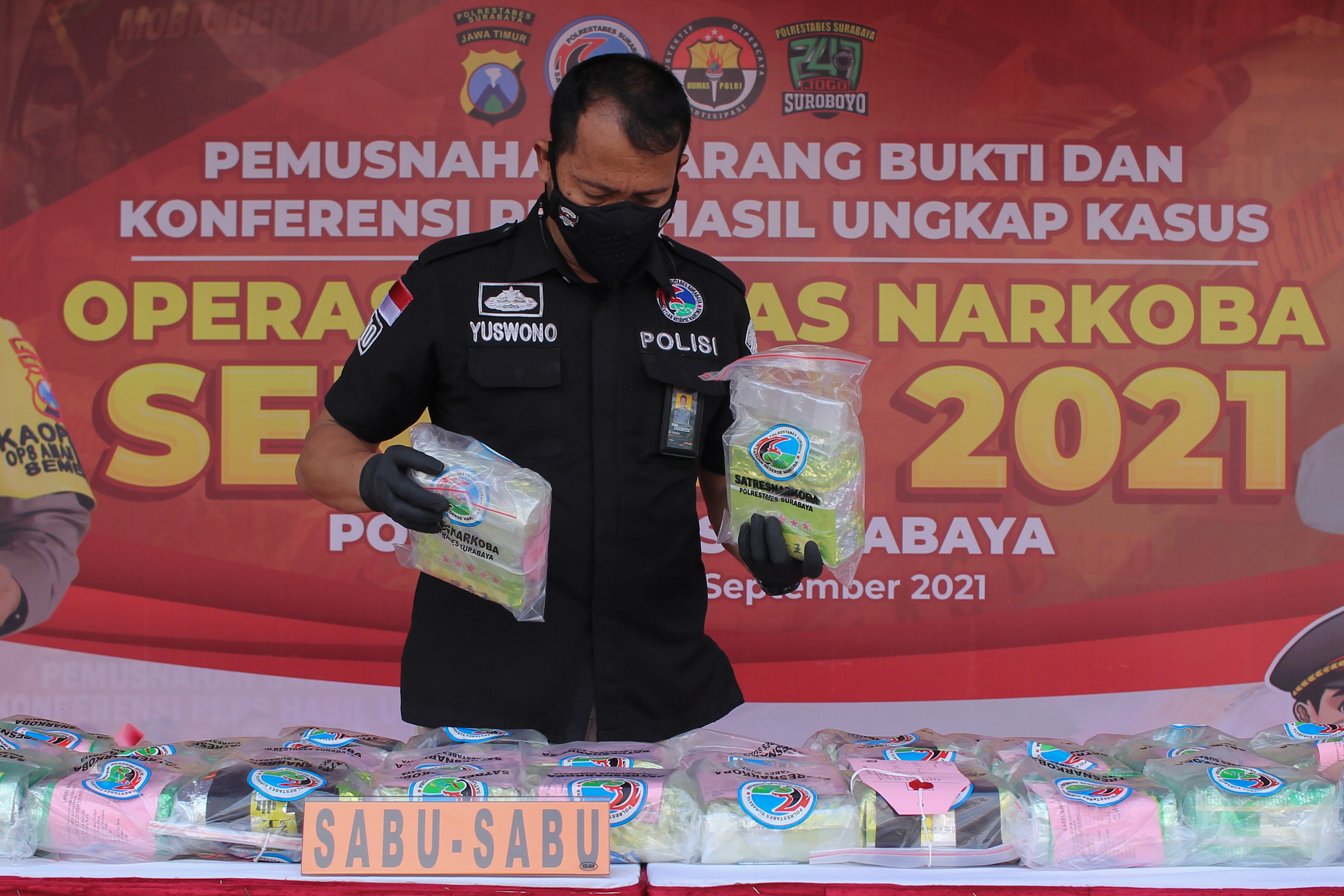 Pemusnahan Barang Bukti Narkoba