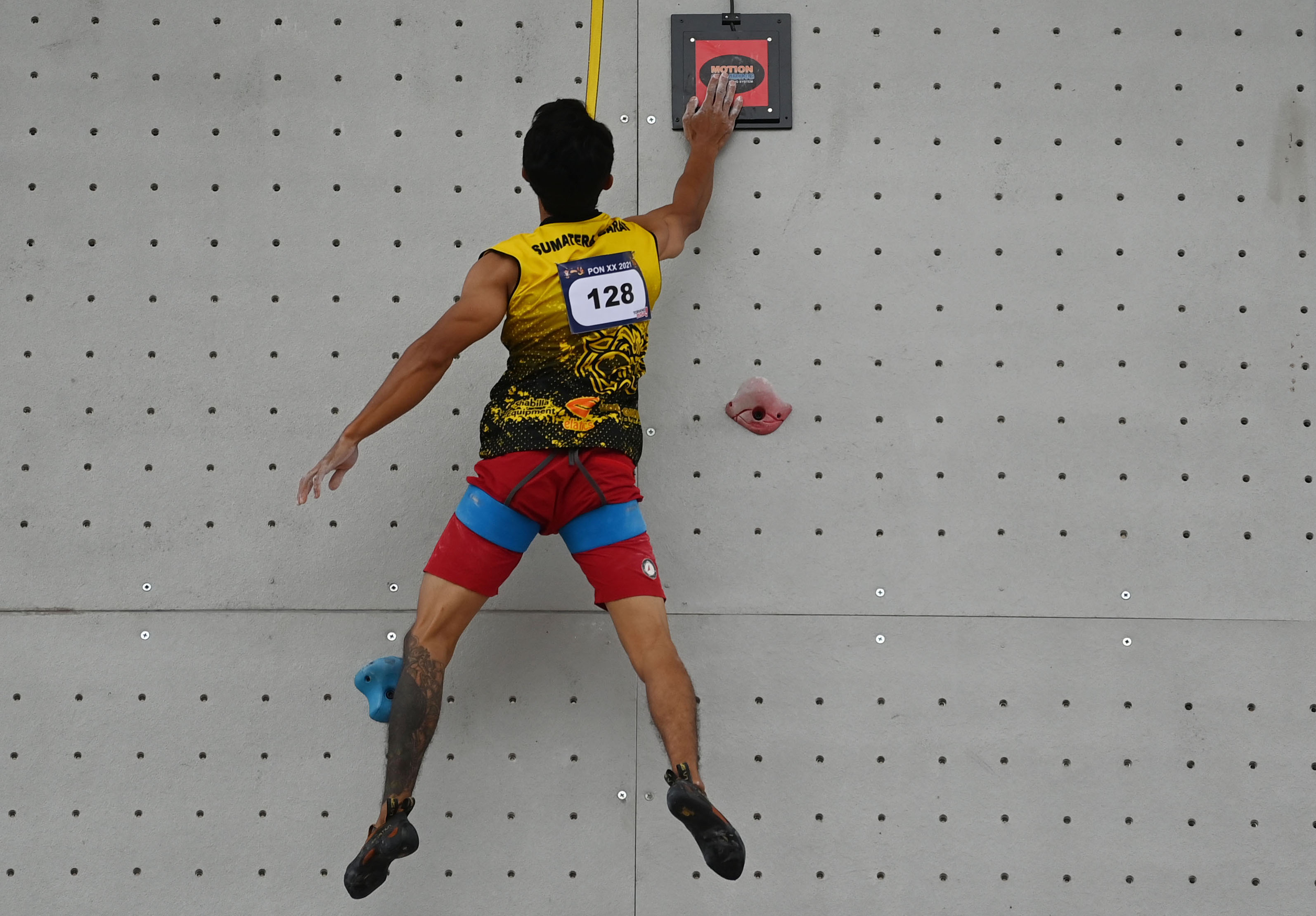 Kualifikasi Panjat Tebing Speed Klasik PON Papua