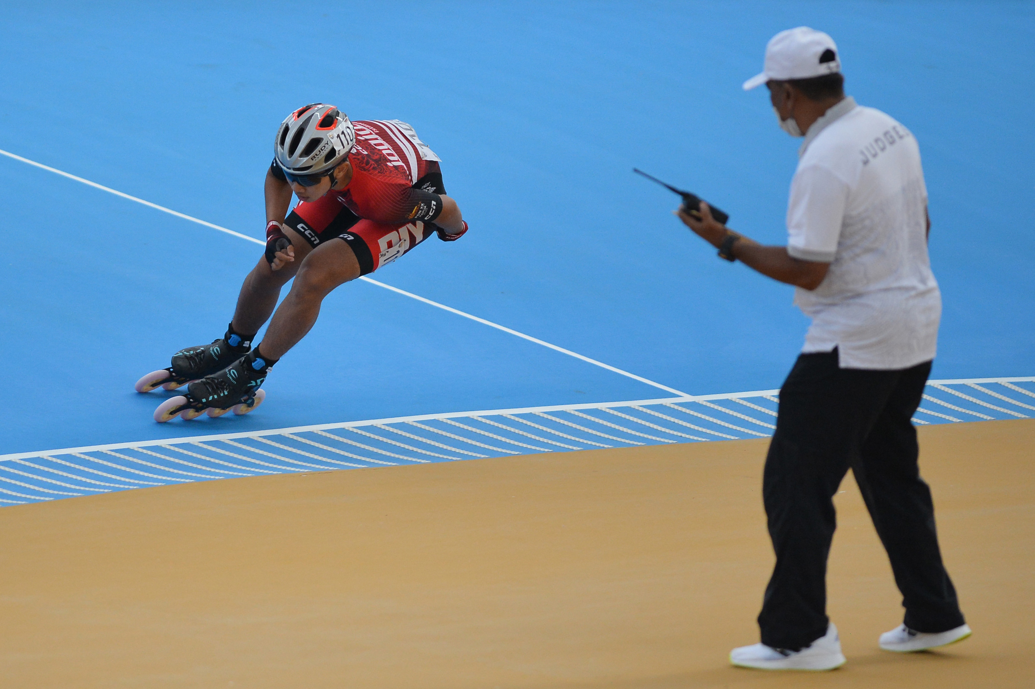 Papua Raih Emas 400 M Sepatu Roda Putra