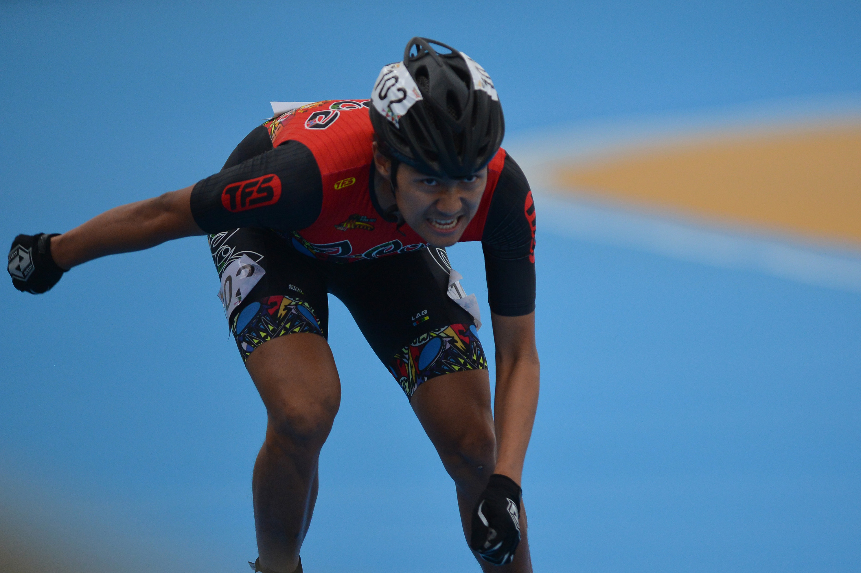 Papua Raih Emas 400 M Sepatu Roda Putra