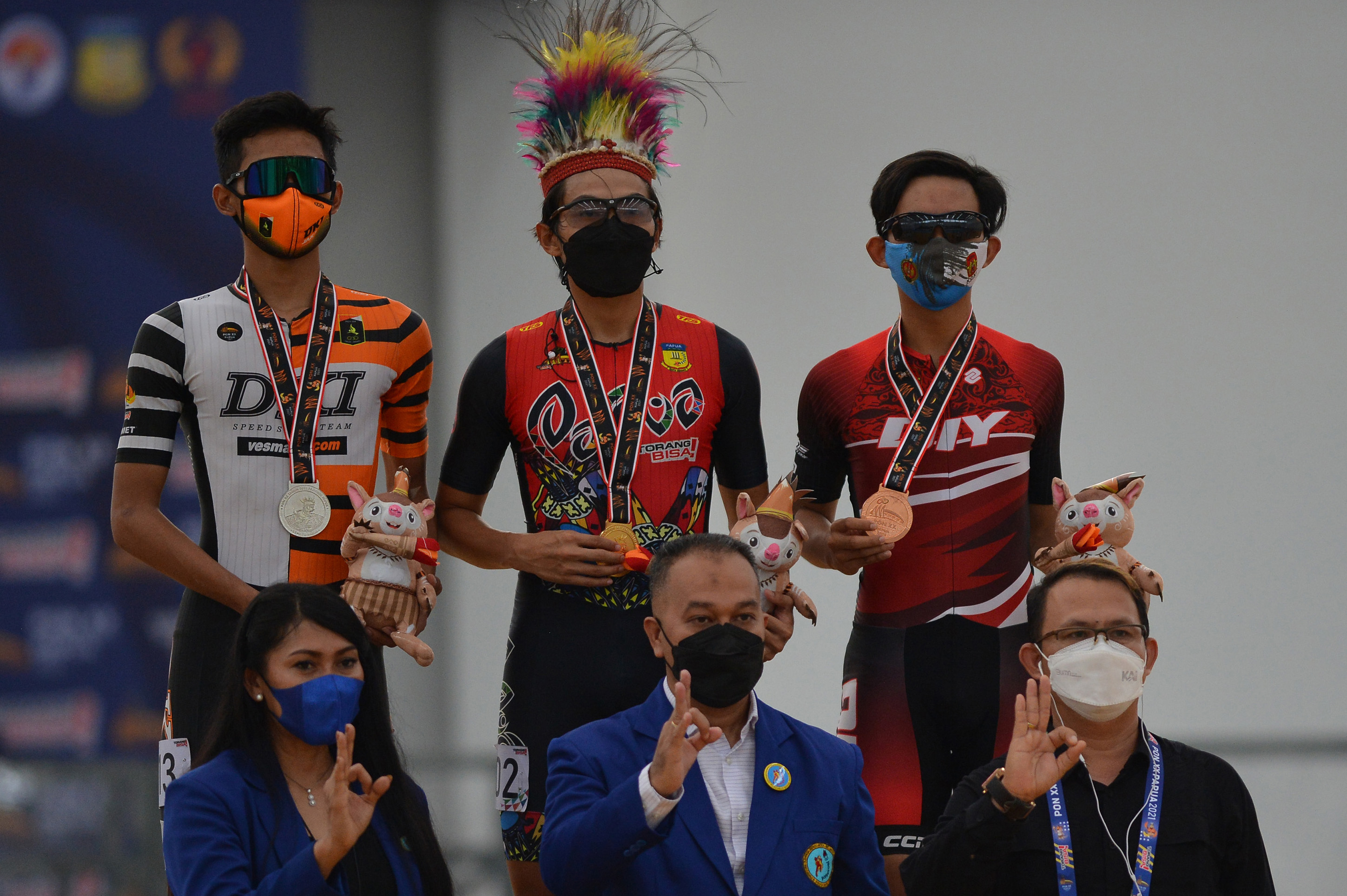 Papua Raih Emas 400 M Sepatu Roda Putra