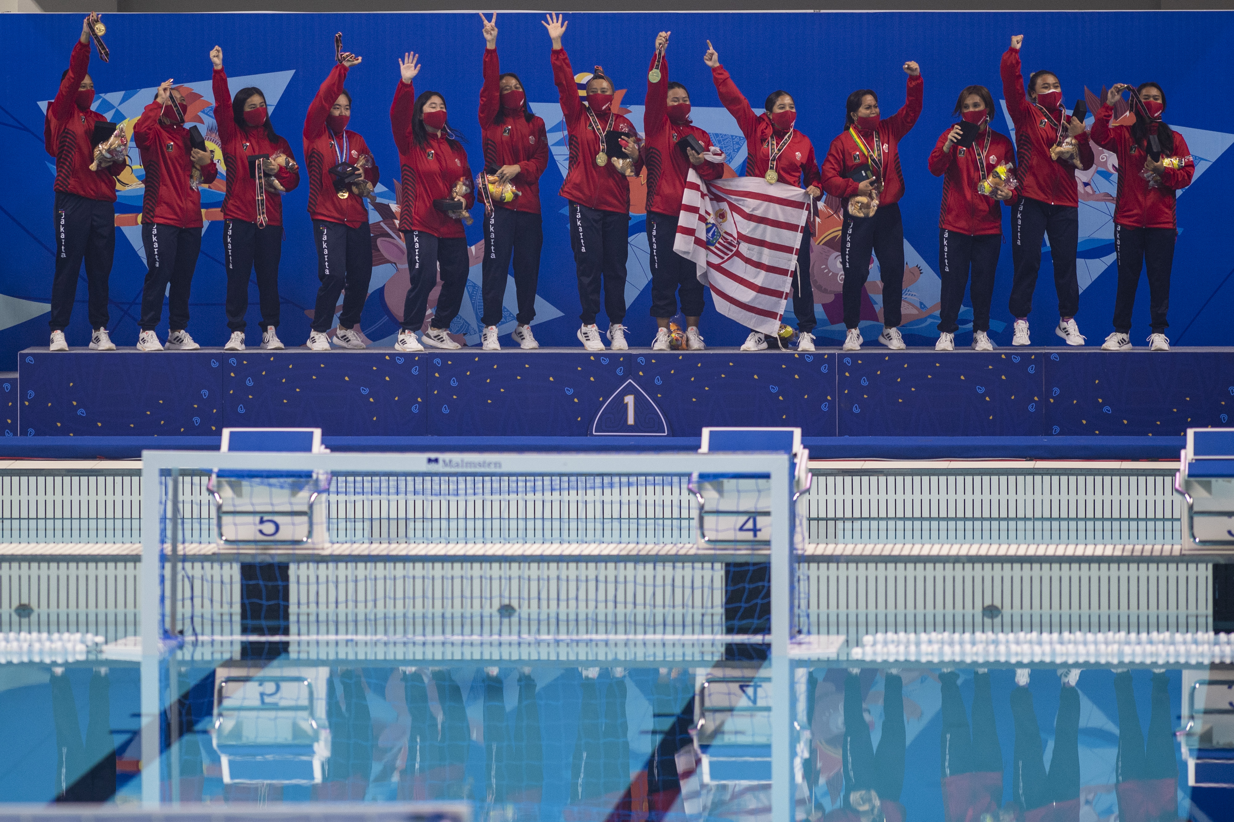 Tim Polo Air Putri DKI Jakarta Raih Emas PON Papua