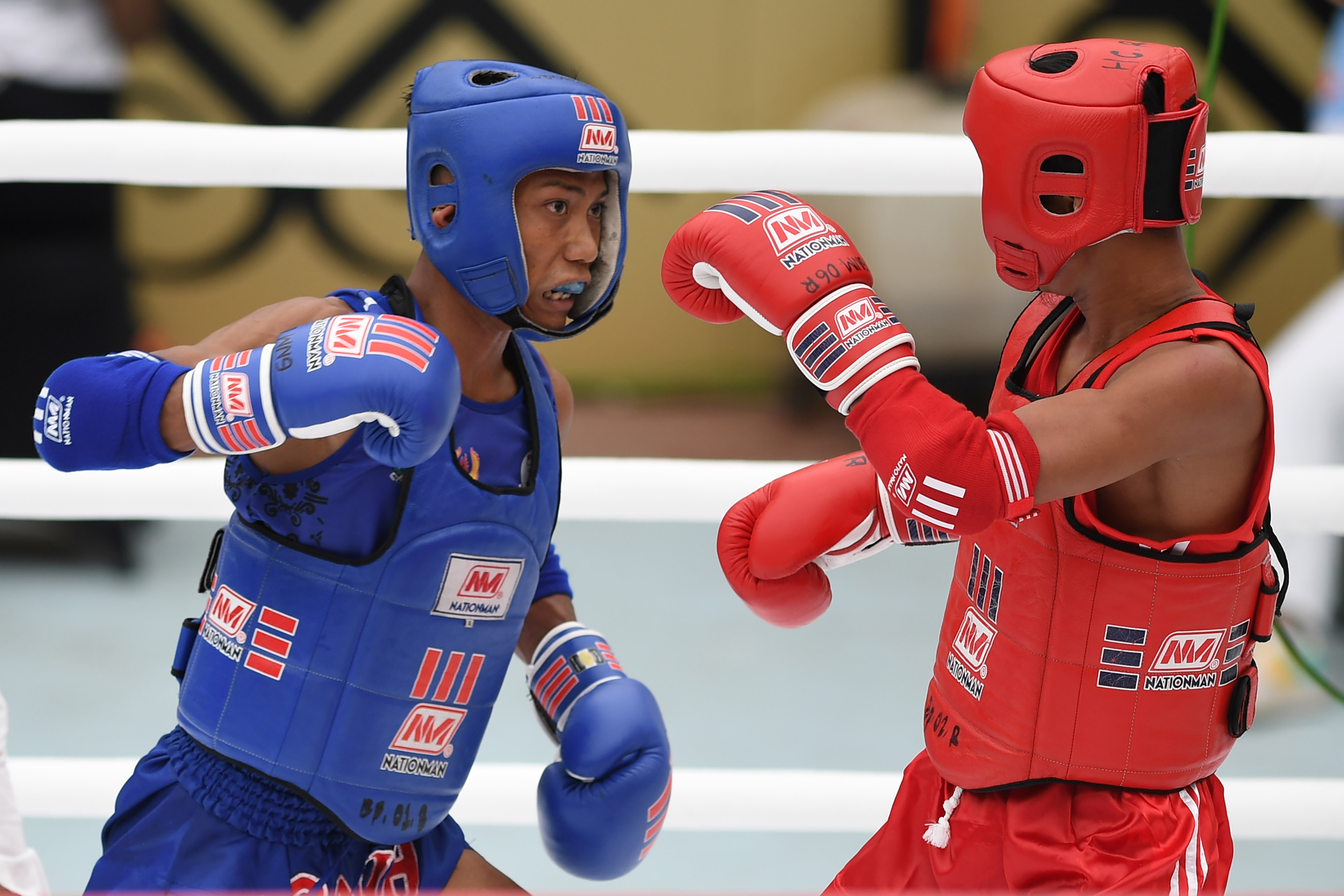 Babak Penyisihan Muay Thai Kelas 45 Kg Putra PON Papua