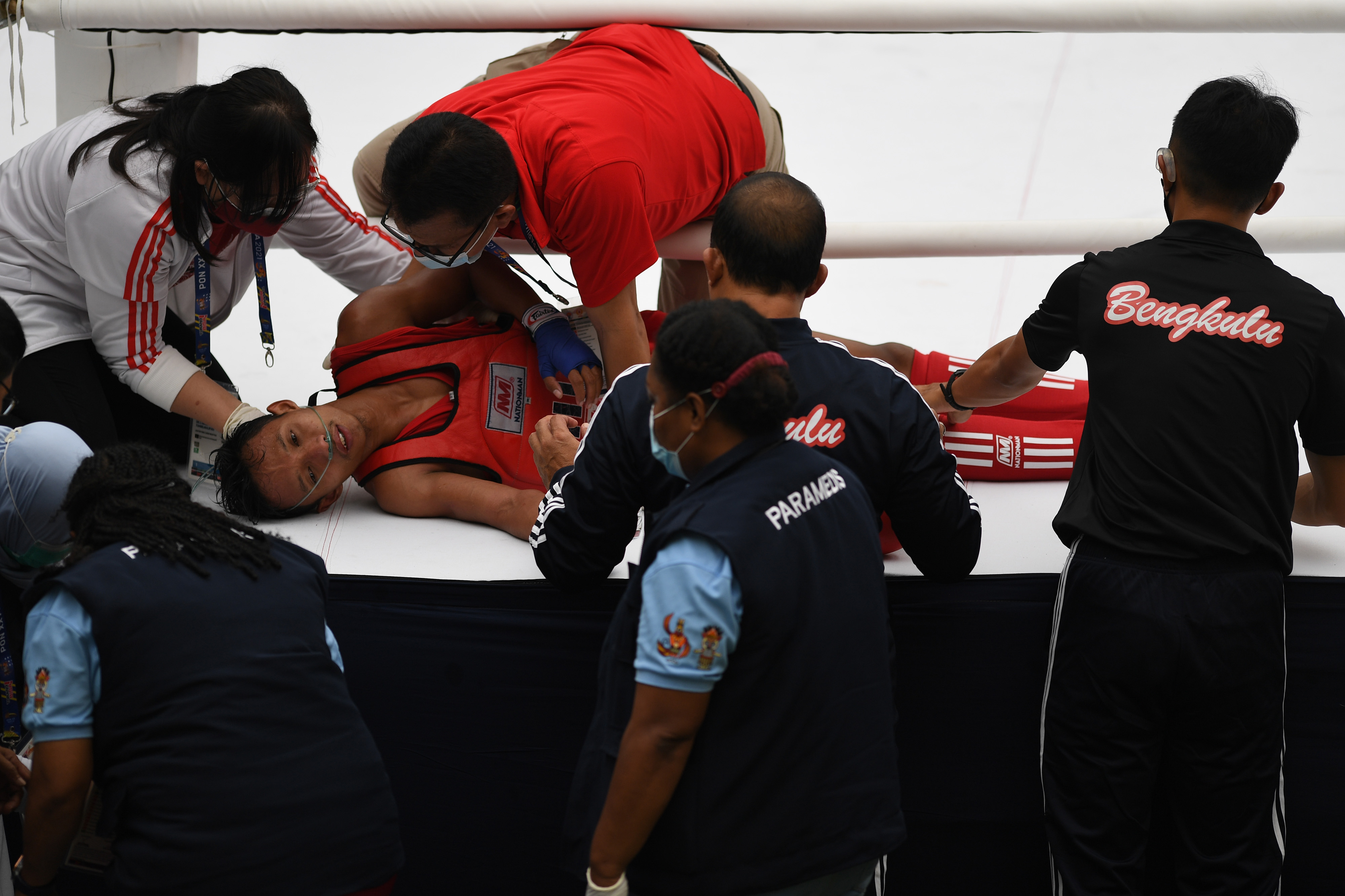 Babak Penyisihan Muay Thai Kelas 45 Kg Putra PON Papua