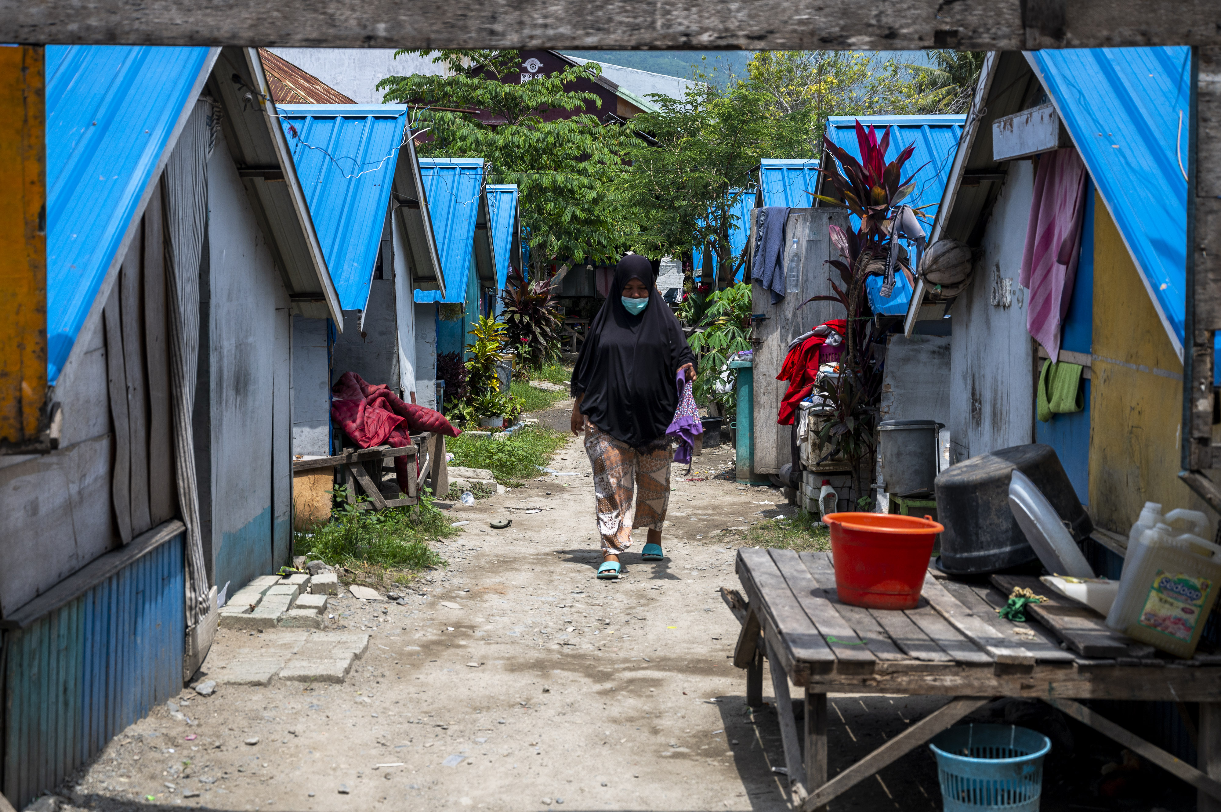 Tiga Tahun Hidup di Hunian Sementara Korban Tsunami Palu