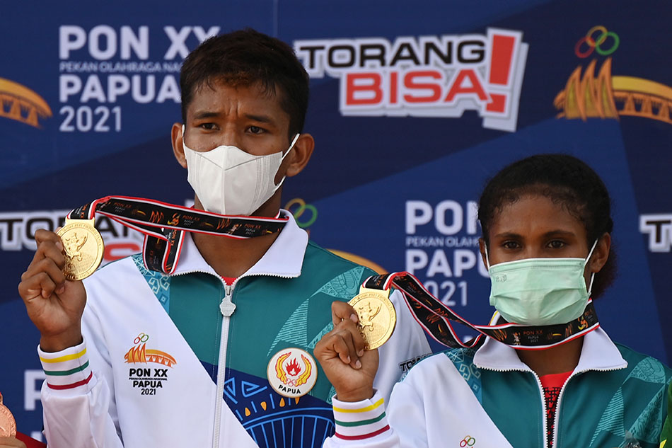 Papua Raih Medali Emas Panjat Tebing