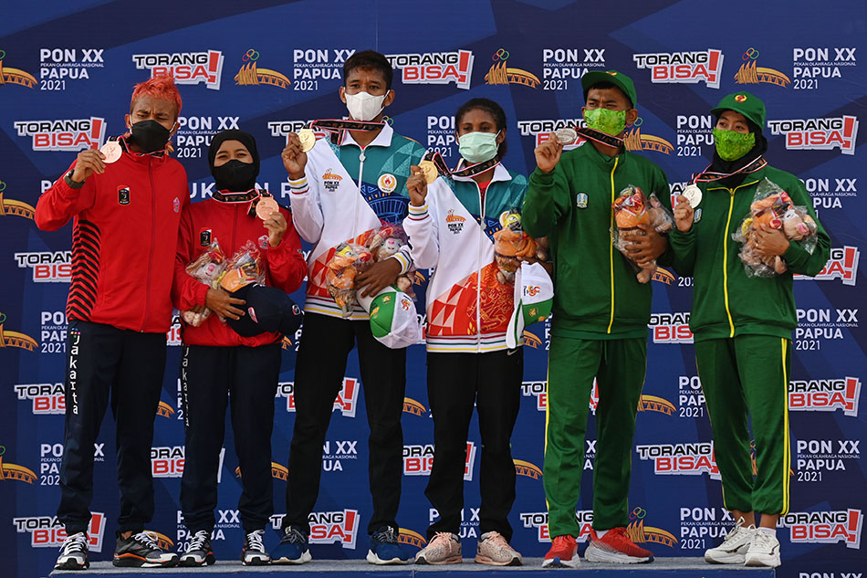Papua Raih Medali Emas Panjat Tebing