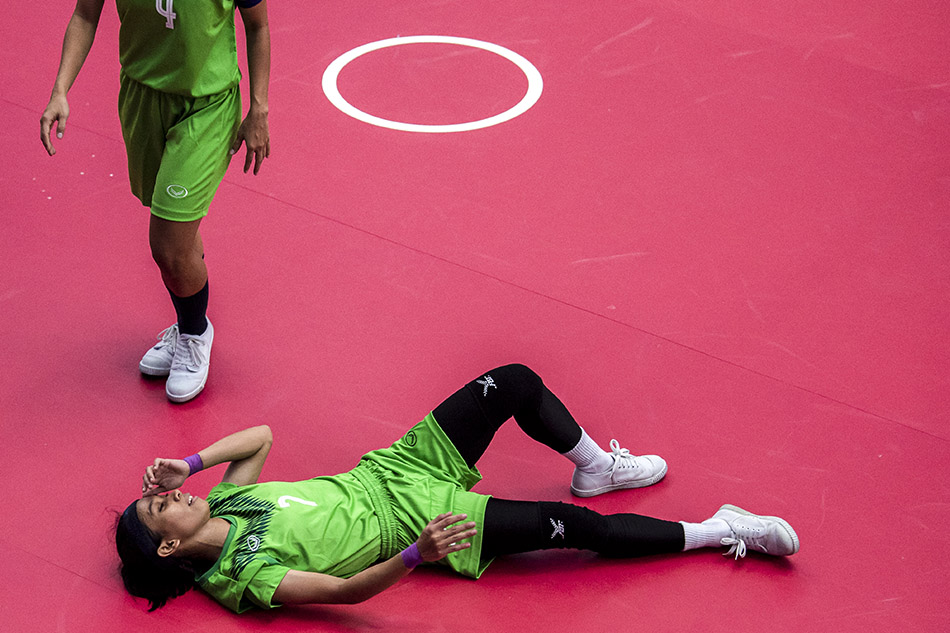 Final Sepak Takraw Ganda Putri Beregu PON 