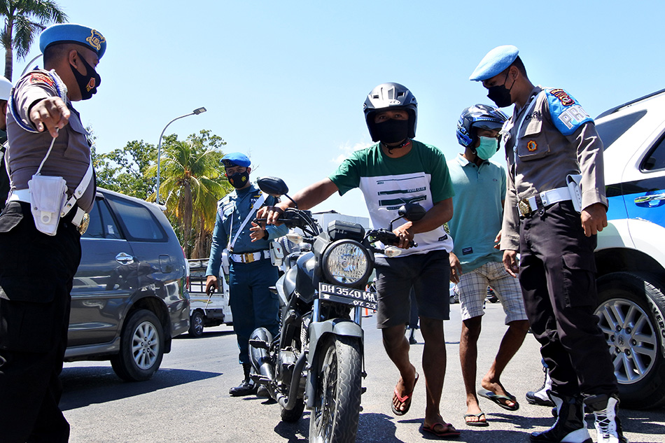 Razia Kendaraan TNI dan Polri