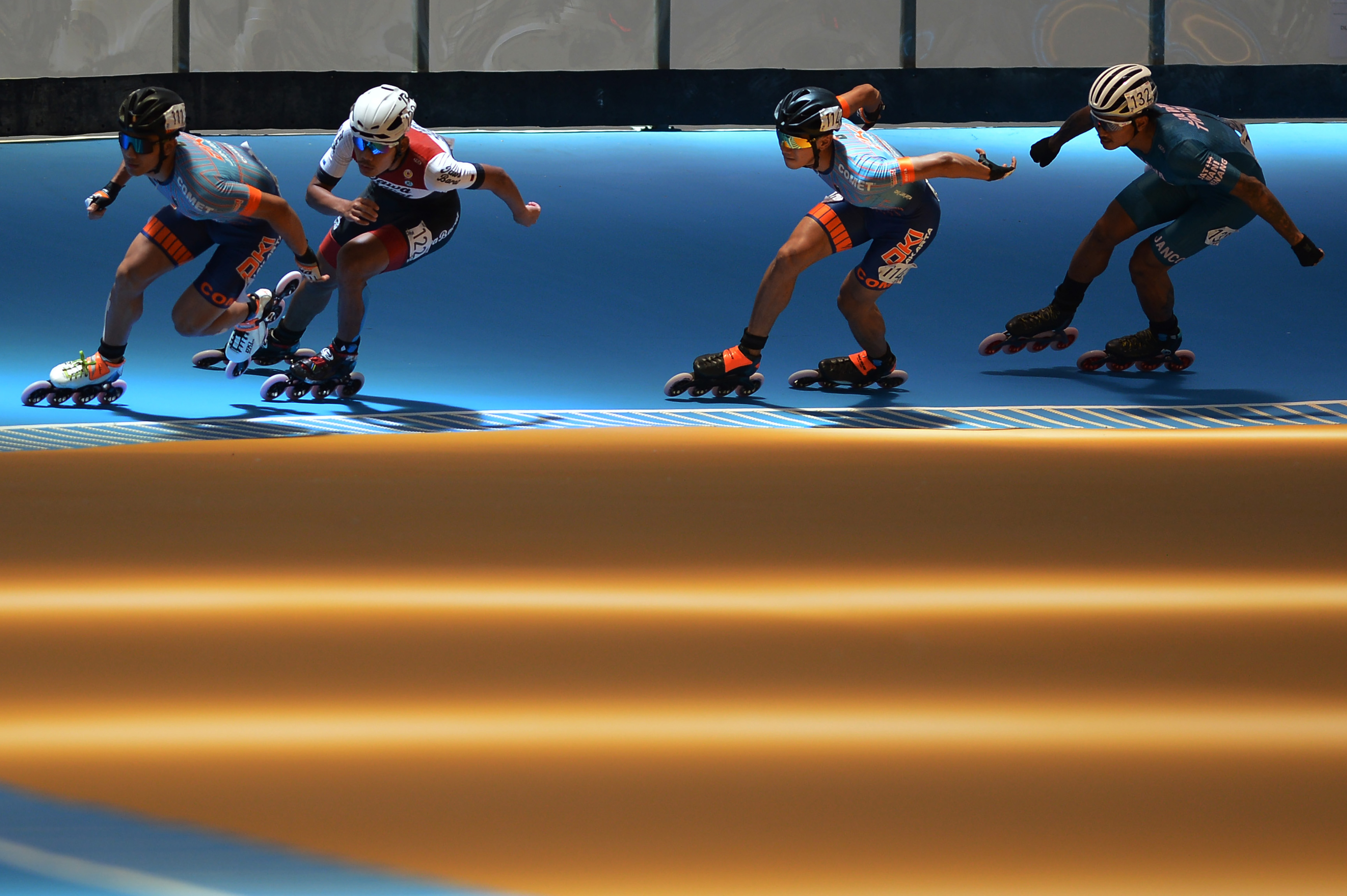 DKI Jakarta Menambah Emas dari Sepatu Roda Nomor Sprint 500 M+D Putra 