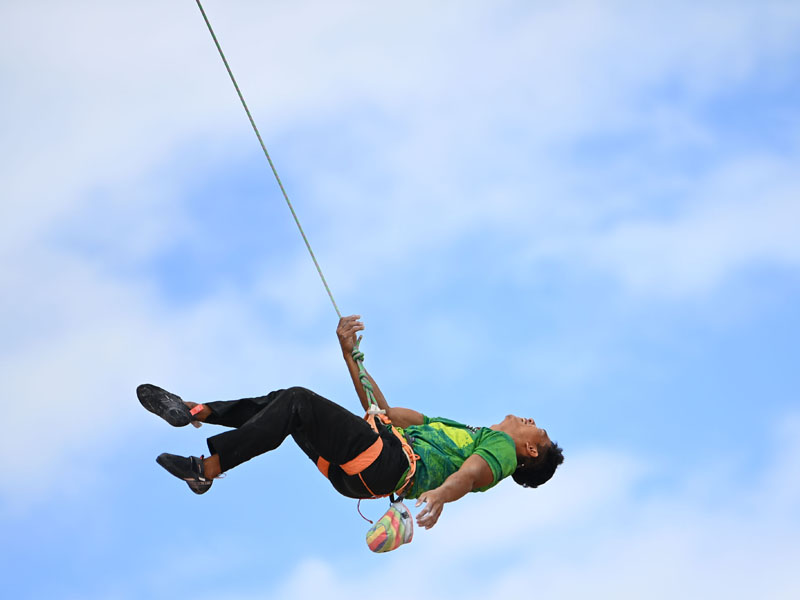 Final Lead Tim Putra Panjat Tebing Pon Papua