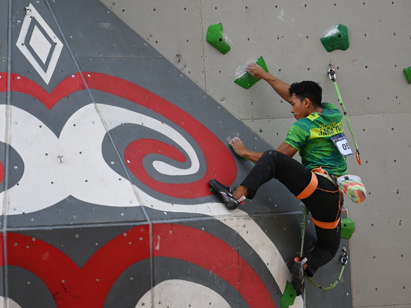 Final Lead Tim Putra Panjat Tebing Pon Papua