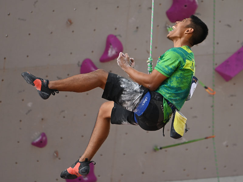 Final Lead Tim Putra Panjat Tebing Pon Papua