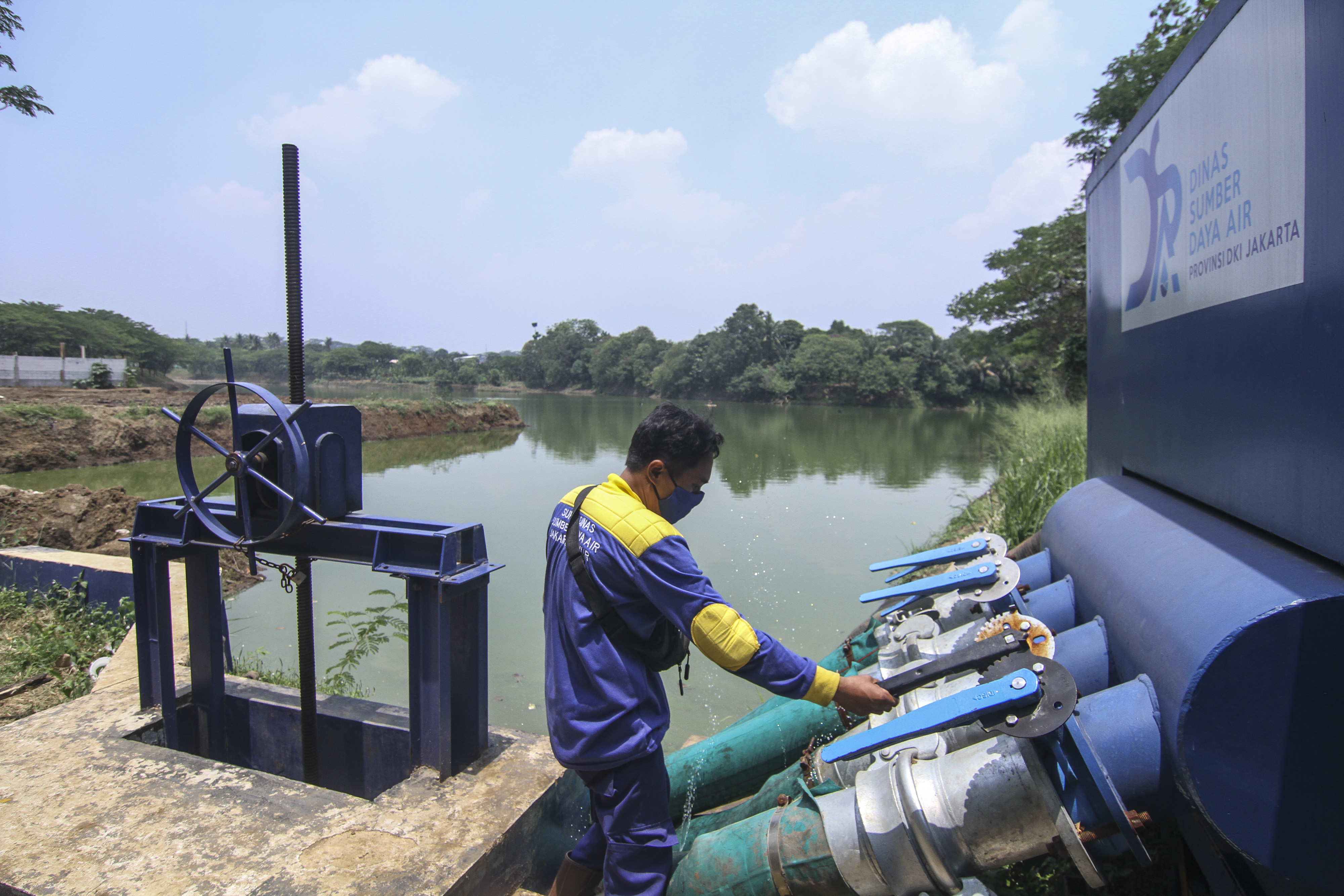Sodetan Antisipasi Banjir Waduk Tiu 