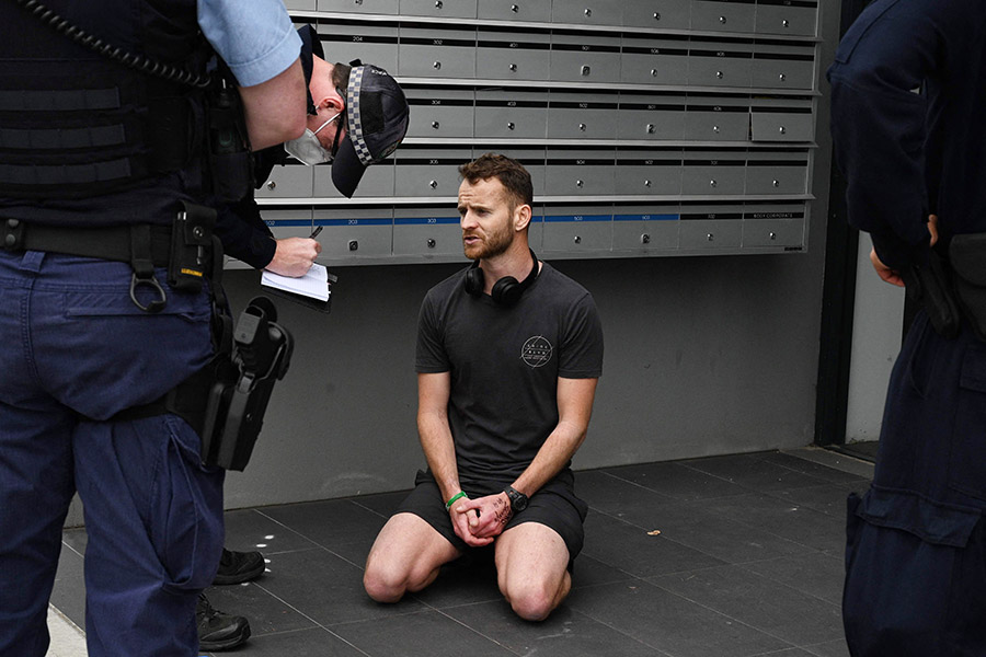 Polisi Tangkapi Peserta Aksi Tolak Lockdown di Sydney