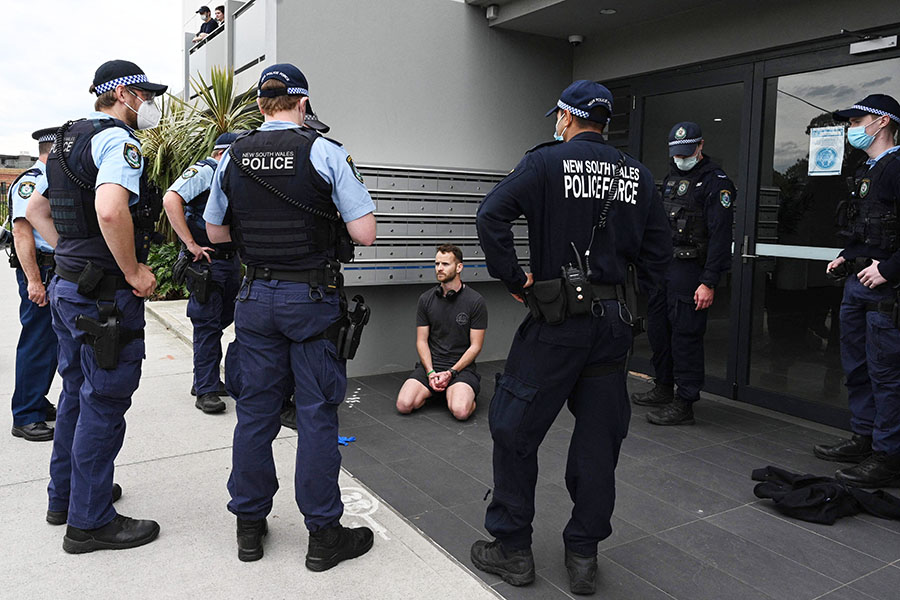 Polisi Tangkapi Peserta Aksi Tolak Lockdown di Sydney