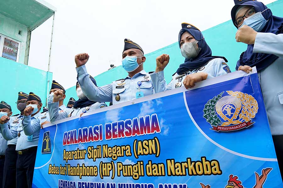 Deklarasi LP Anak Bebas Handphone Pungli dan Narkoba 