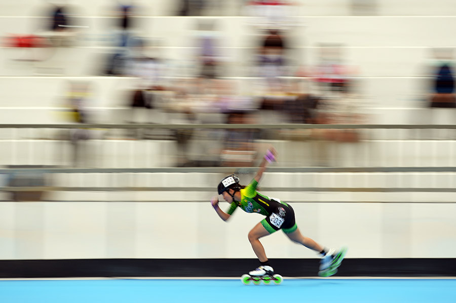 Papua Raih Emas Final Sepatu Roda 200 M Putri 