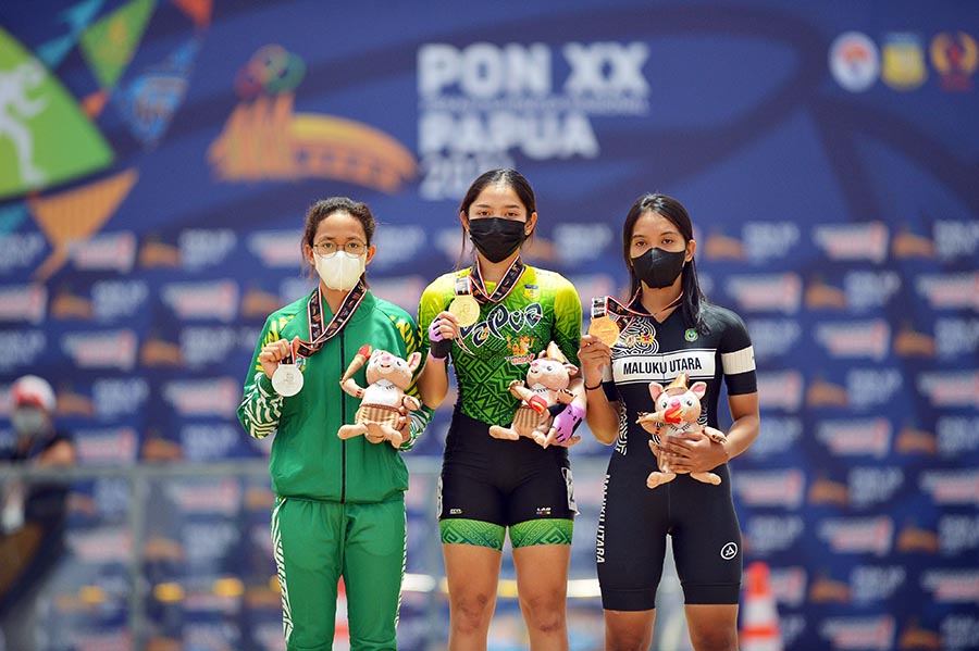 Papua Raih Emas Final Sepatu Roda 200 M Putri 