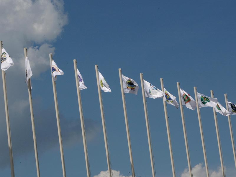 Pengibaran Bendera Kontingen