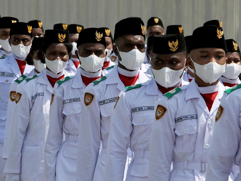 Pengibaran Bendera Kontingen