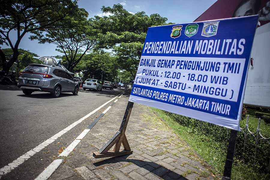 Kendaraan Masuk Ancol dan Taman Mini Diberlakukan Ganjil Genap 