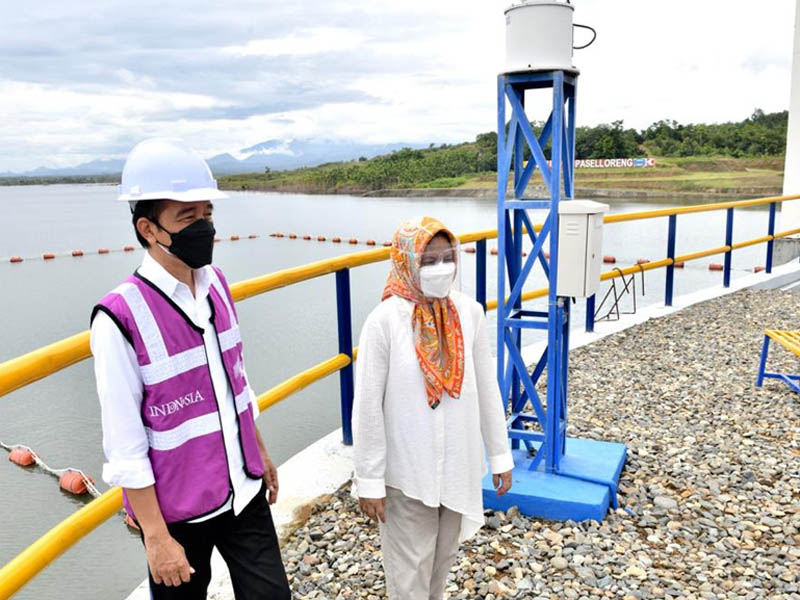 Presiden Joko Widodo Resmikan Bendungan Paselloreng