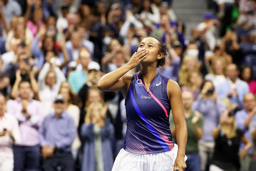 Leylah Fernandez Tumbangkan Juara Bertahan US Open Naomi Osaka
