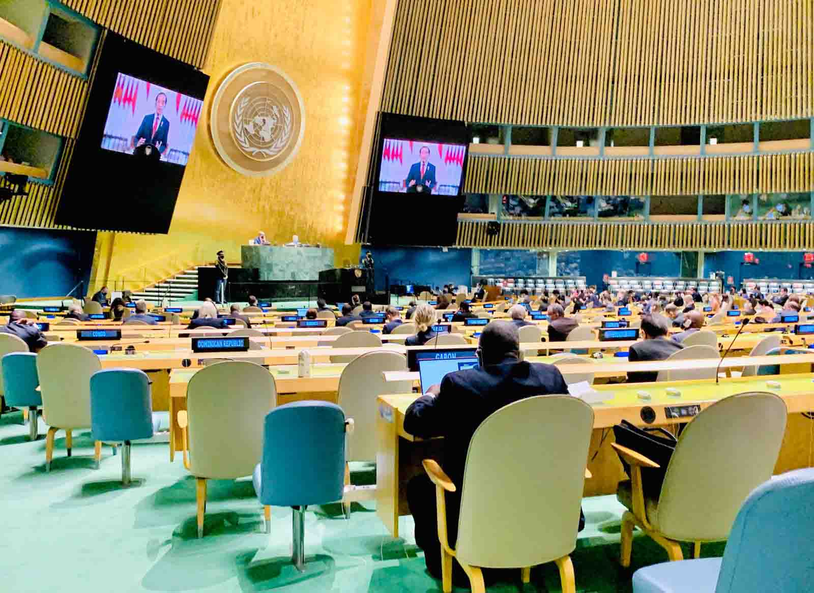 Presiden Joko Widodo Pidato Dalam Sidang Umum PBB