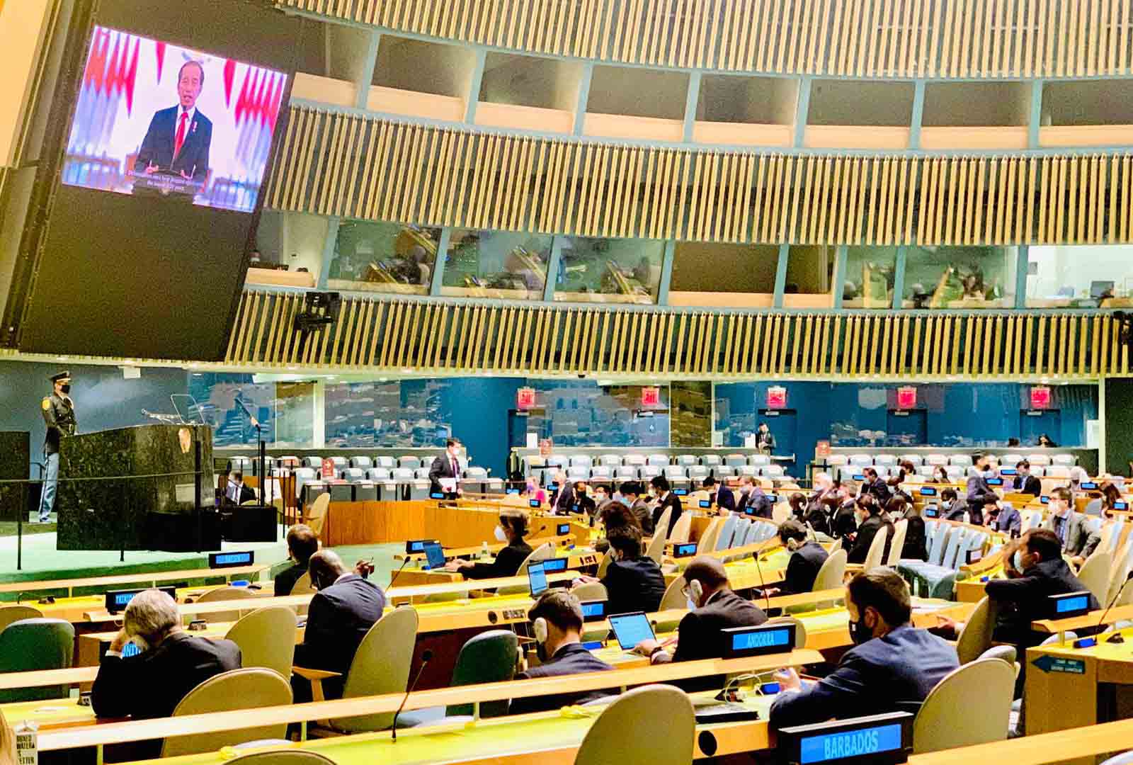 Presiden Joko Widodo Pidato Dalam Sidang Umum PBB