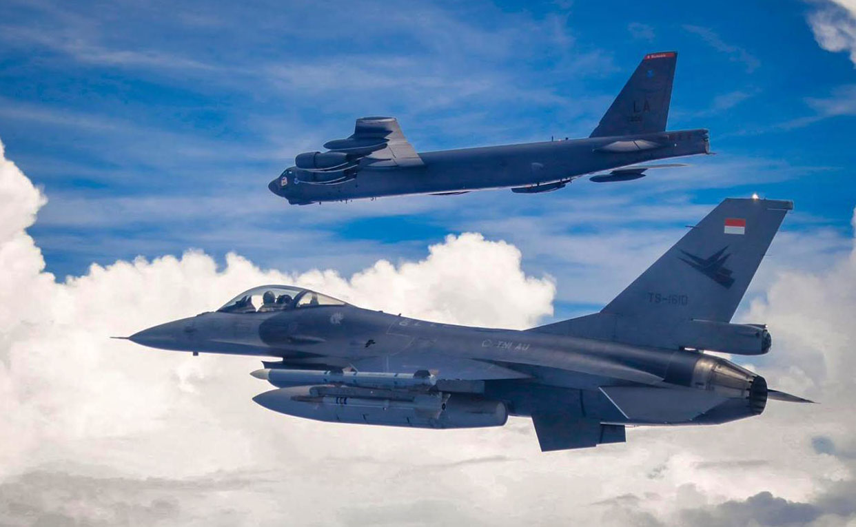 Latihan Bersama TNI-AU Dengan United State of Pacific Air Force