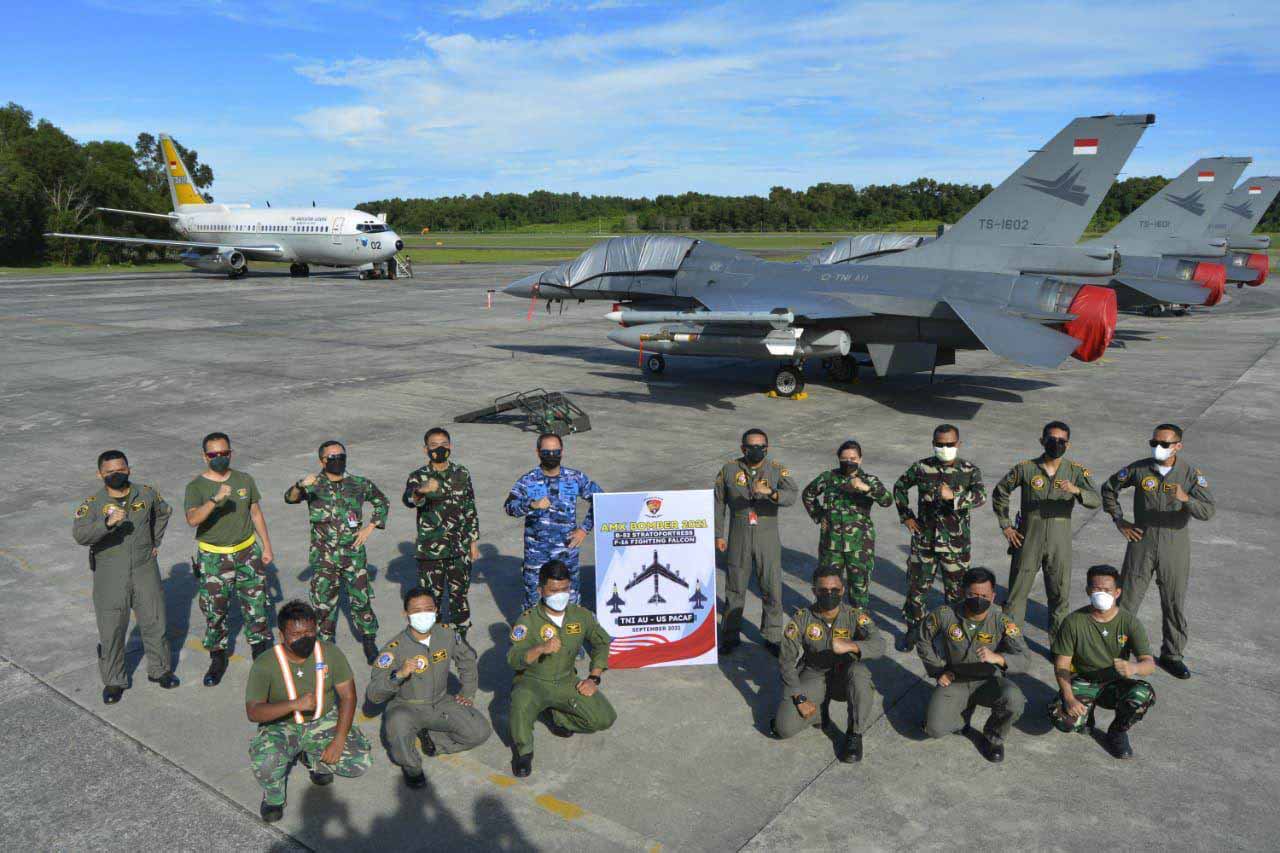 Latihan Bersama TNI-AU Dengan United State of Pacific Air Force