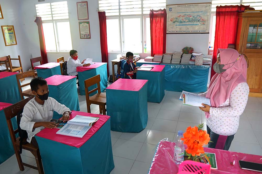 Pembelajaran Tatap Muka di Bone Bolango