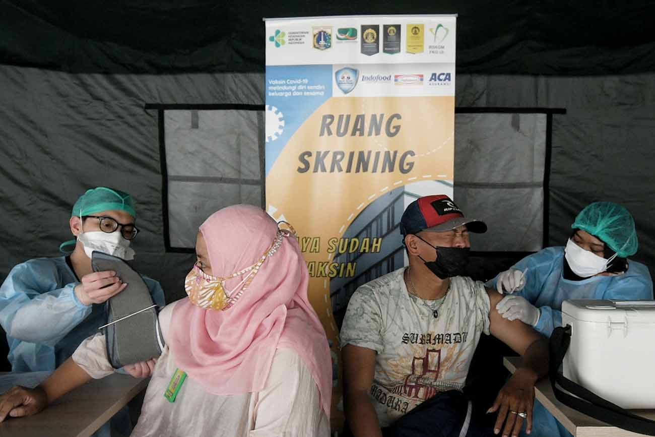 Sentra Vaksinasi MODENA Bersama FKG Universitas Indonesia