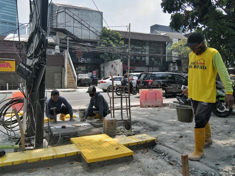 Penataan Jalur Pedestrian Di Jakarta