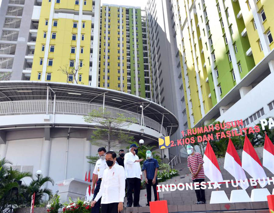 Presiden Resmikan Rusun Pasar Rumput Senilai Rp970 Miliar  