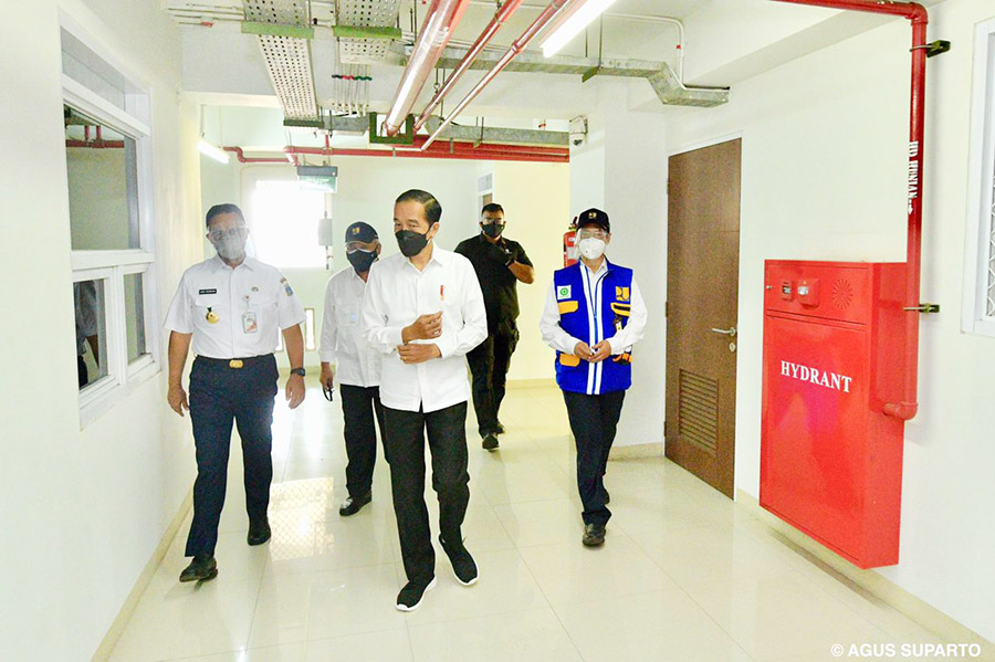 Presiden Resmikan Rusun Pasar Rumput Senilai Rp970 Miliar  