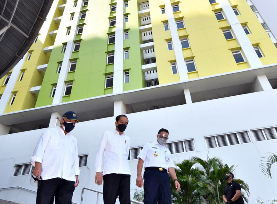 Presiden Resmikan Rusun Pasar Rumput Senilai Rp970 Miliar  