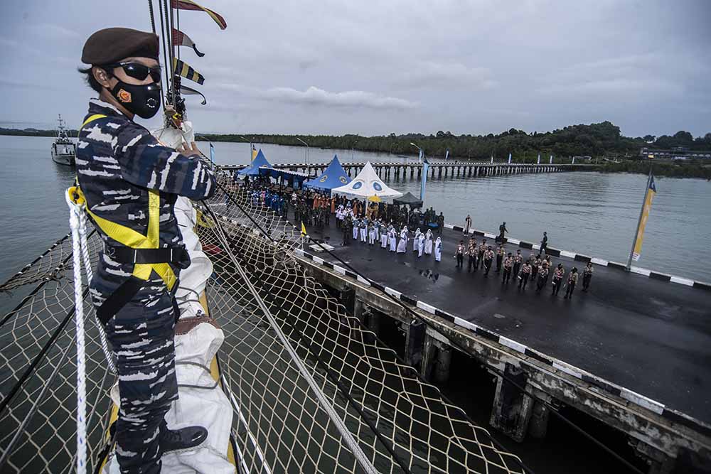 KRI Bima Suci Tiba di Tarakan