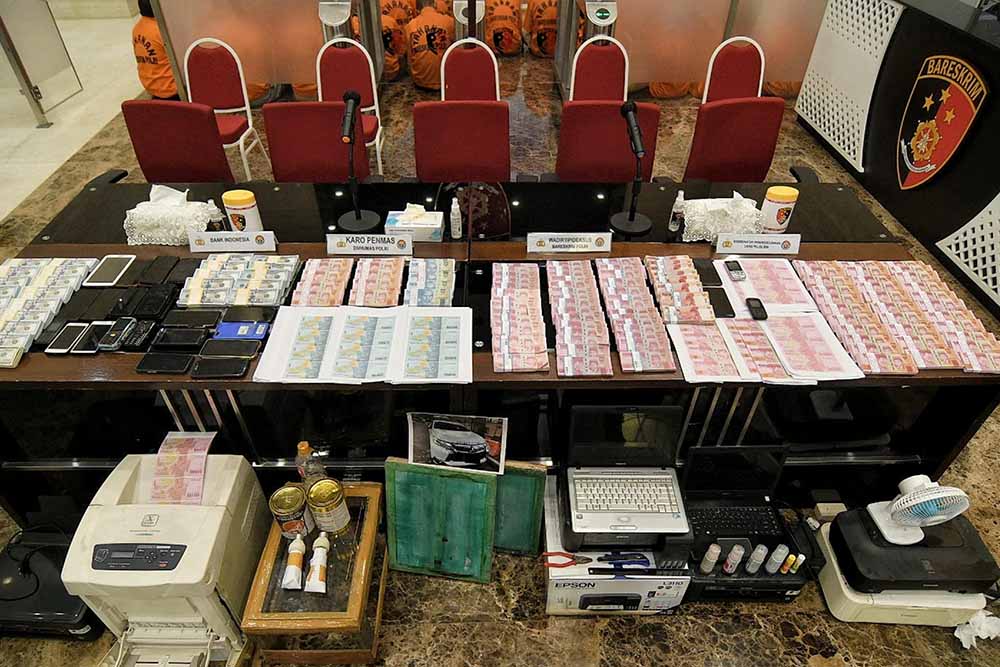 Bareskrim Ungkap Peredaran Uang Palsu