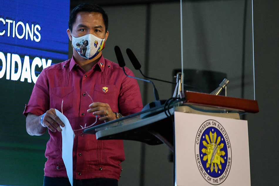 Manny Pacquiao Resmi Mendaftar Sebagai Calon Presiden Filipina