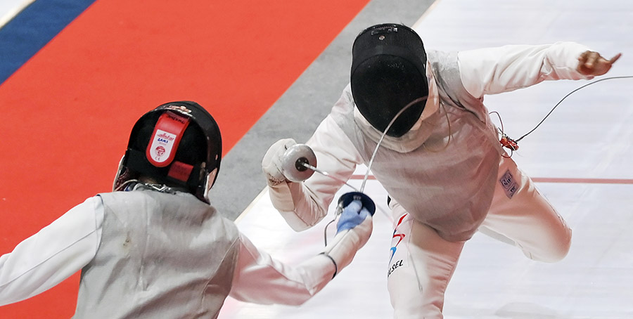 Penyisihan Anggar Kategori Floret Individual Putra 