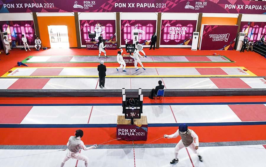 Penyisihan Anggar Kategori Floret Individual Putra 