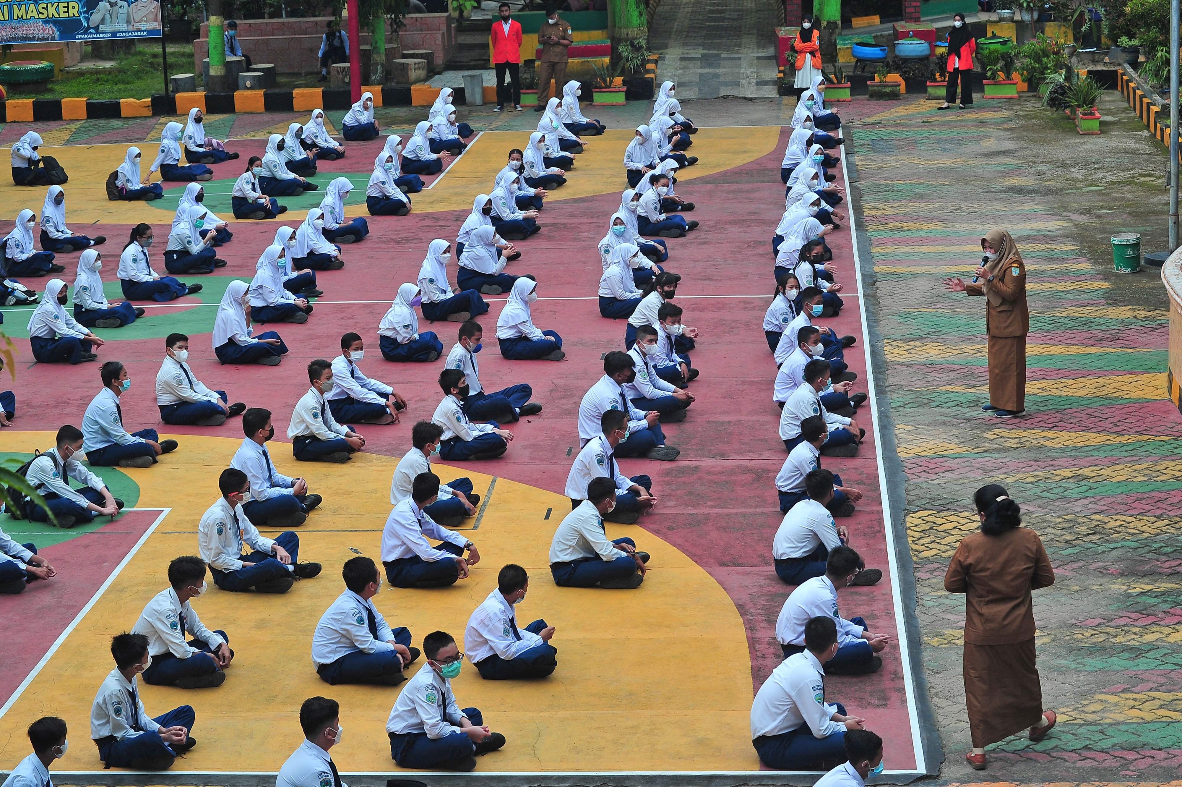Imbauan Berjemur di Sekolah
