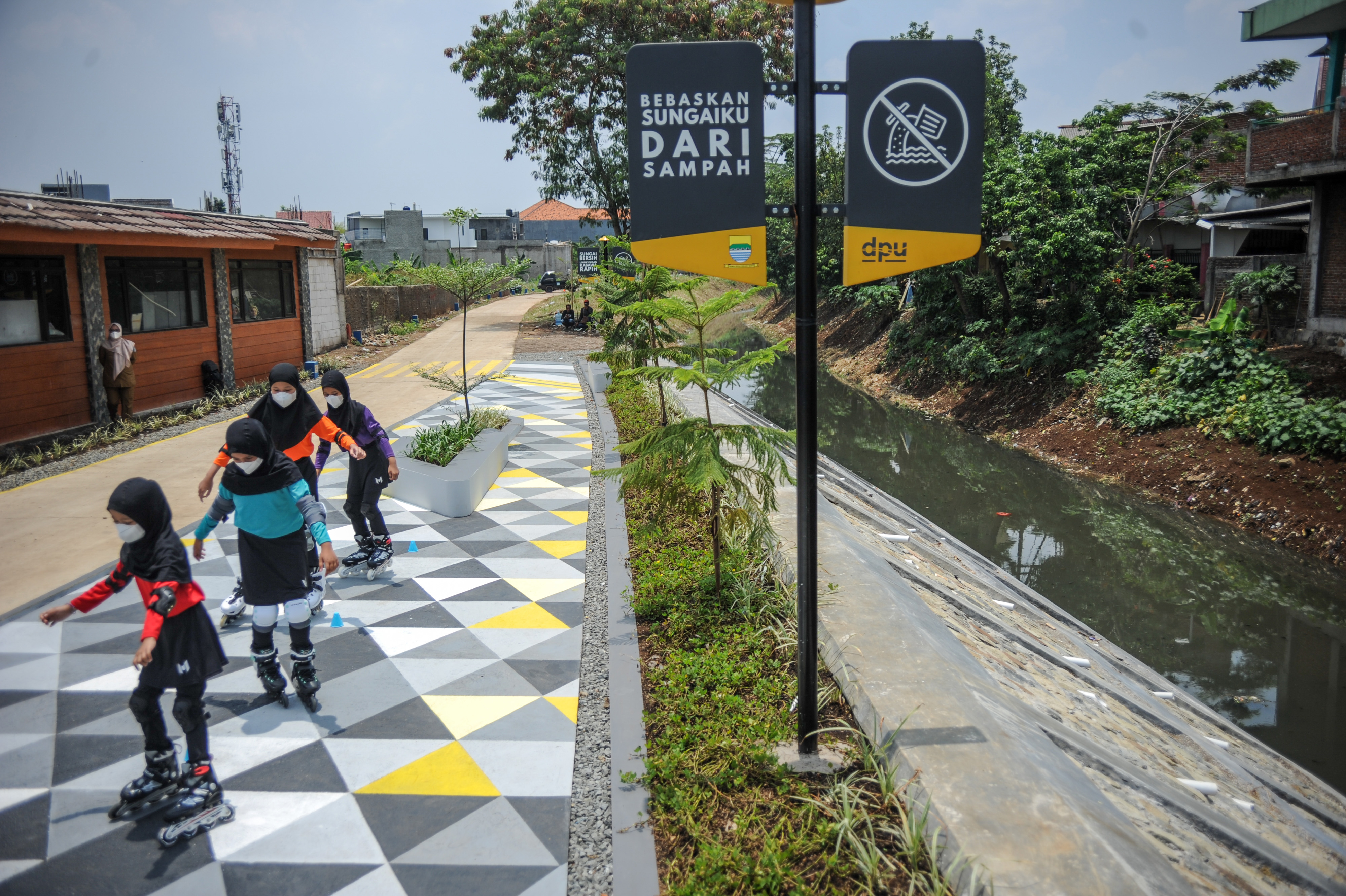 Penataan Bantaran Sungai di Bandung