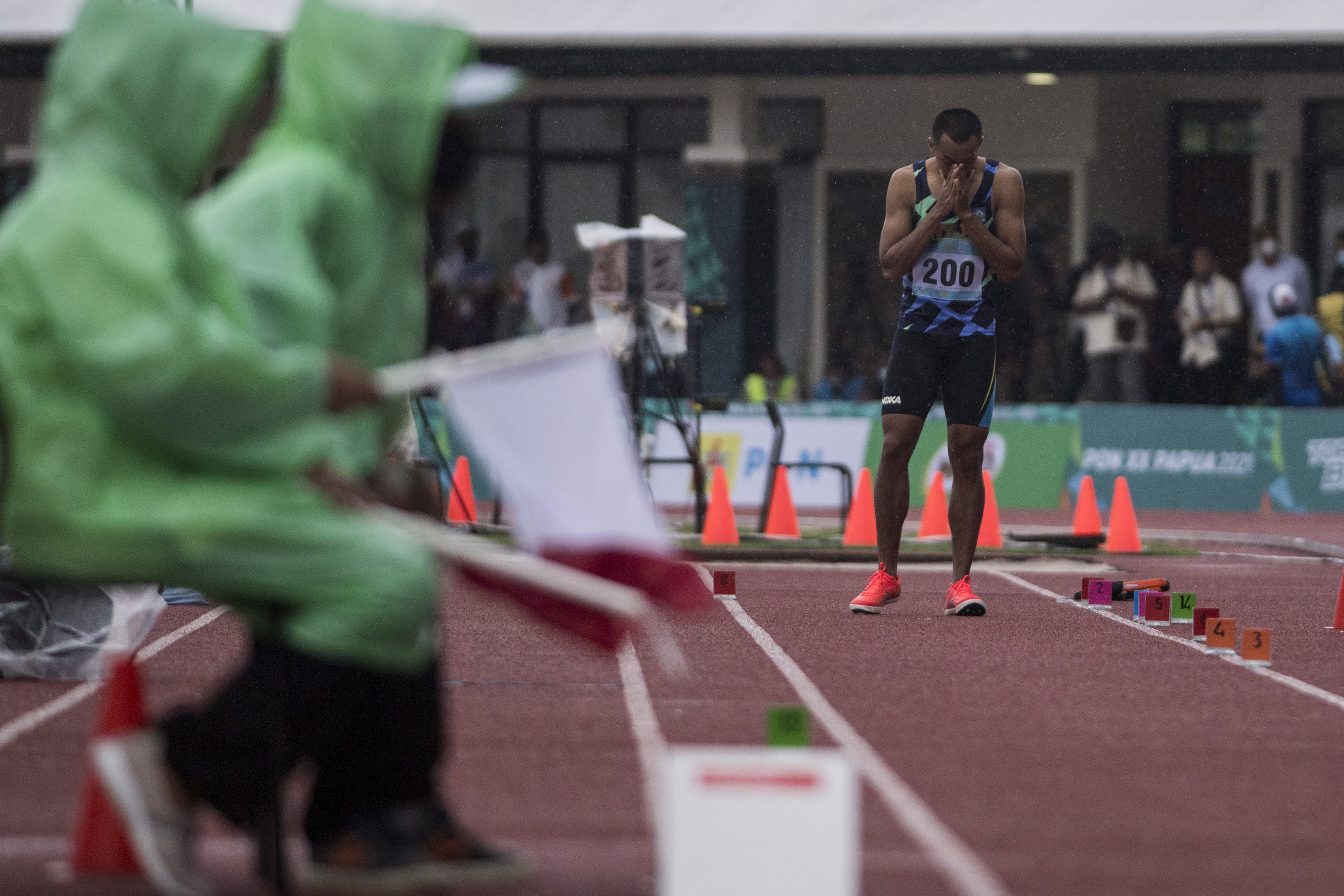 Sapwaturrahman Juara Lompat Jauh PON Papua