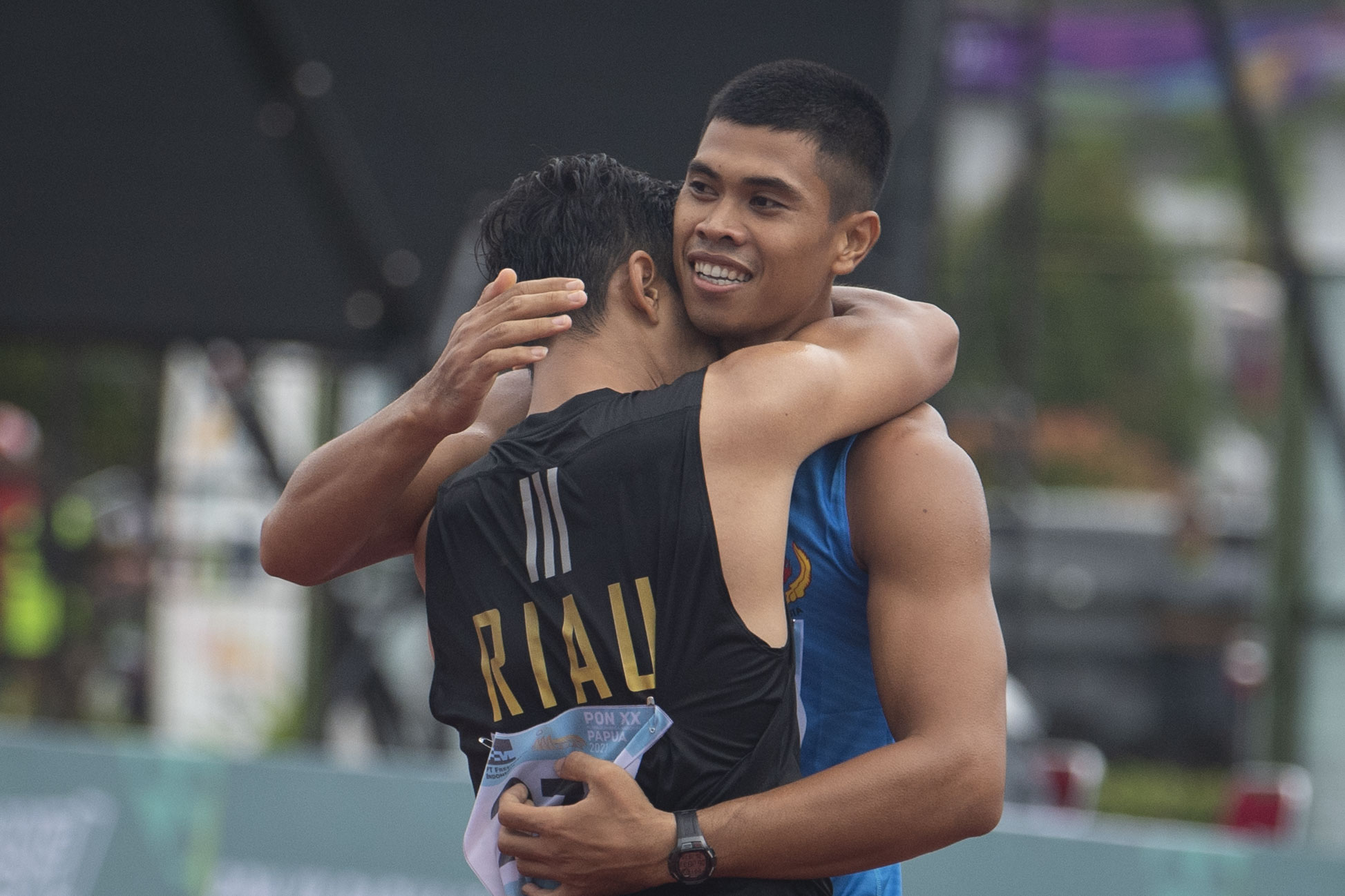 Rio Maholtra Sumbang Emas Lari 110 Meter Gawang Putra untuk Sumsel