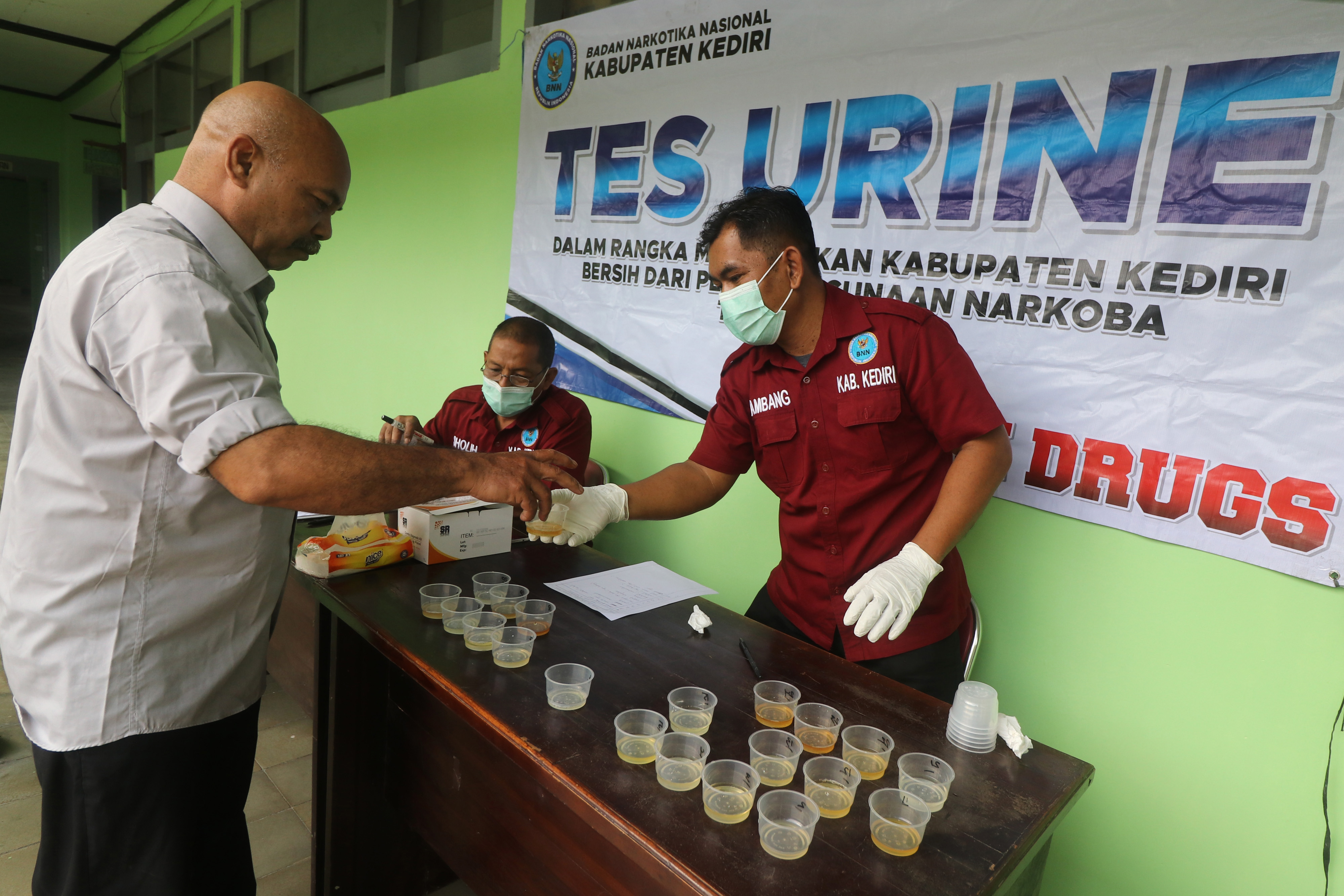 Tes Narkoba Kepala Desa dan ASN