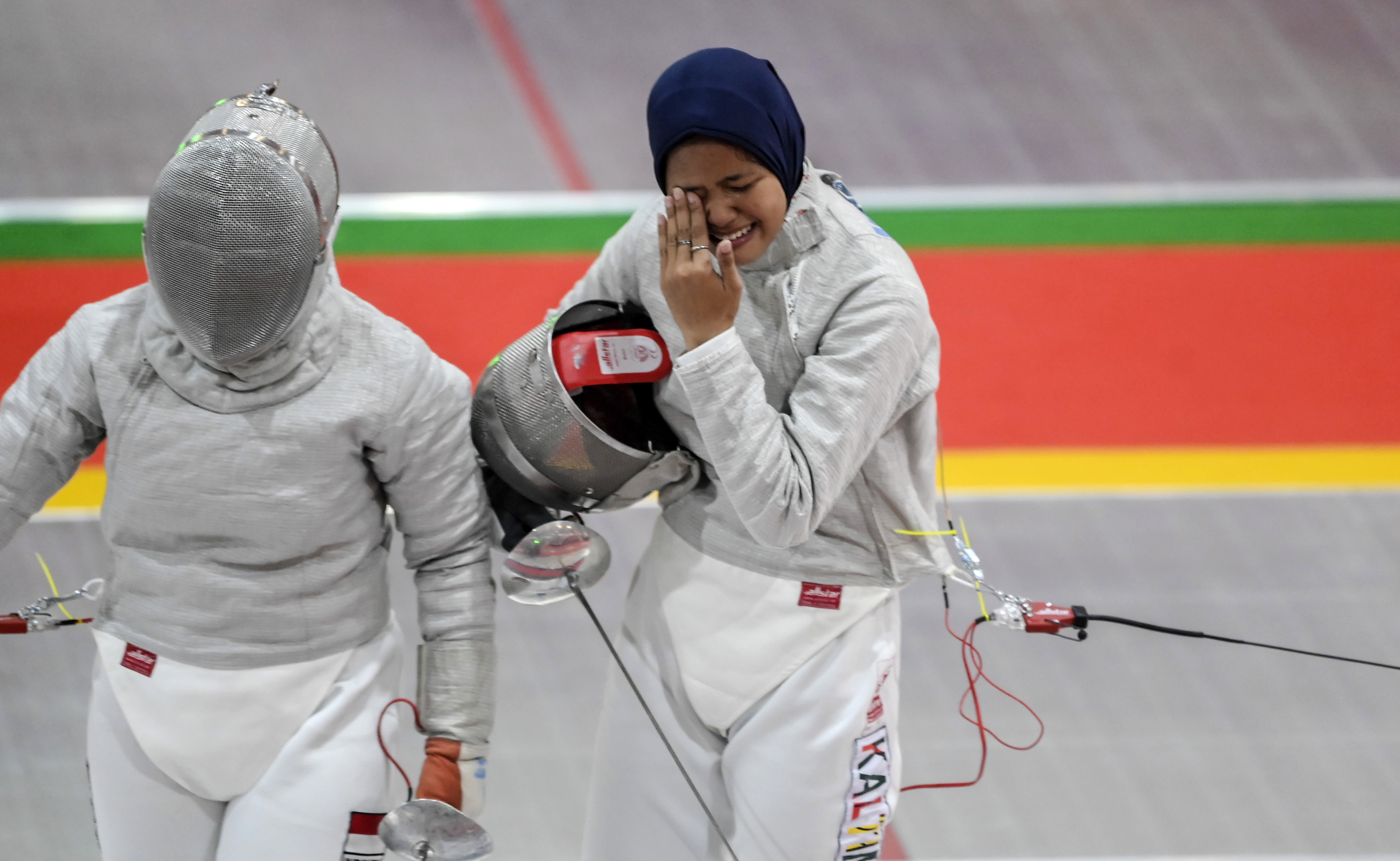 Kaltim Raih Emas Anggar Kategori Sabel Individual Putri